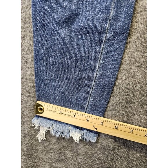 Harper Heritage Jeans Mid Rise Skinny Raw Hem Womens Size 26 - Picture 13 of 14